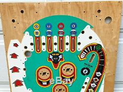 Nouveau Bally Eight Ball Pinball Game Machine Playfield Clearcoated