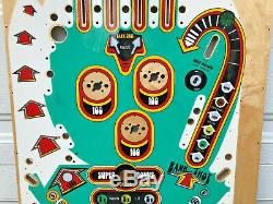 Nouveau Bally Eight Ball Pinball Game Machine Playfield Clearcoated