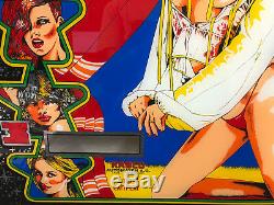 Nouveau Bally Playboy Arkon Automaten Sexy Girl Pinball Machine Backglass