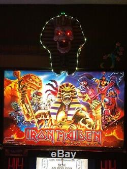 Nouveau Pour 2019 Iron Maiden Flipper Topper Illuminé