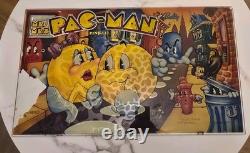 PAC MAN PINBALL Pinball BACKGLASS par BALLY 1982 Midway