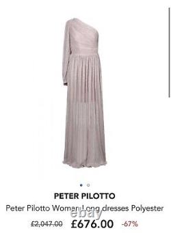 PETER PILOTTO Robe longue en lurex rose Peter Pilotto taille 6UK PDSF 2000 £