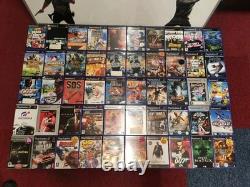 Pack de jeux PlayStation 2 50 jeux (bons jeux et tous testés). Valeur d'environ 400 £.