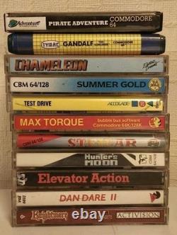 Pack de jeux rares pour collectionneurs Commodore 64 x 25 Complets et Testés. 1ères Éditions C64