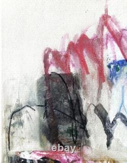 Peinture acrylique abstraite originale peinte à la main sur toile 11 x 14, Holly Hammond