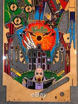 Pinball Addams Family Playfield Nouvelle Reproduction D'or