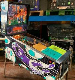 Pinball Bally Coupe Du Monde De Football 1994 Flipper 100% Travail. Revisioned + Tout Manuel