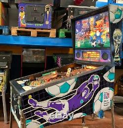 Pinball Bally Coupe Du Monde De Football 1994 Flipper 100% Travail. Revisioned + Tout Manuel