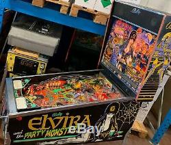 Pinball Bally Elvira Et Les Monstres Du Parti 1989 Flipper 100% Manuel Travail