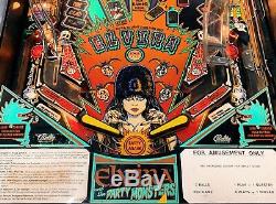 Pinball Bally Elvira Et Les Monstres Du Parti 1989 Flipper 100% Manuel Travail