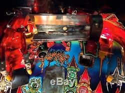 Pinball Bally Revenge De Mars 1999 3d 100% Cond. Flipper Originalglass