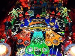 Pinball Bally Revenge De Mars 1999 3d 100% Cond. Flipper Originalglass