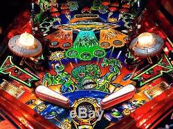 Pinball Bally Revenge De Mars 1999 3d 100% Cond. Flipper Originalglass