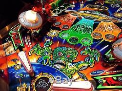 Pinball Bally Revenge De Mars 1999 3d 100% Cond. Flipper Originalglass