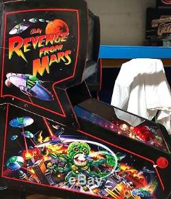 Pinball Bally Revenge De Mars 1999 3d 100% Cond. Flipper Originalglass