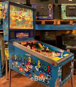 Pinball Gottlieb Super Mario Bros 1992 Flipper 100% De Travail Cond. Express Shippi