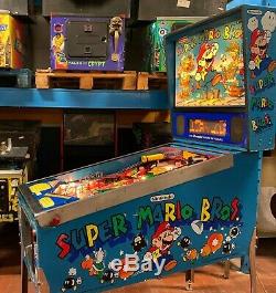 Pinball Gottlieb Super Mario Bros 1992 Flipper 100% De Travail Cond. Express Shippi