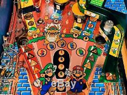 Pinball Gottlieb Super Mario Bros 1992 Flipper 100% De Travail Cond. Express Shippi