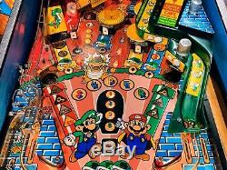 Pinball Gottlieb Super Mario Bros 1992 Flipper 100% De Travail Cond. Express Shippi