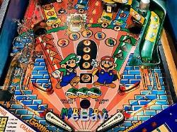 Pinball Gottlieb Super Mario Bros 1992 Flipper 100% De Travail Cond. Express Shippi