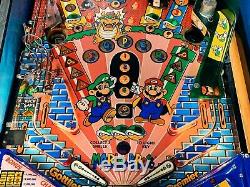 Pinball Gottlieb Super Mario Bros 1992 Flipper 100% De Travail Cond. Express Shippi