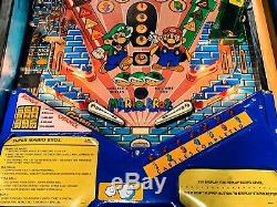 Pinball Gottlieb Super Mario Bros 1992 Flipper 100% De Travail Cond. Express Shippi