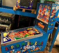 Pinball Gottlieb Super Mario Bros 1992 Flipper 100% De Travail Cond. Express Shippi