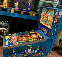 Pinball Gottlieb Super Mario Bros 1992 Flipper 100% De Travail Cond. Express Shippi