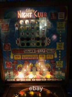 Pinball Machine Vintage 1955 Bally Bingo Machine Night Club