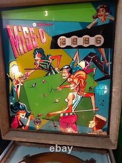 Pinball Machine Williams Miss O Moins Cher Travail Pinball Sur Ebay