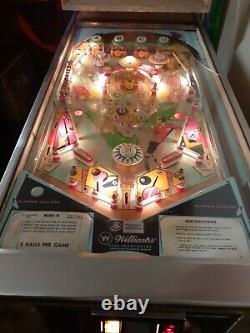 Pinball Machine Williams Miss O Moins Cher Travail Pinball Sur Ebay