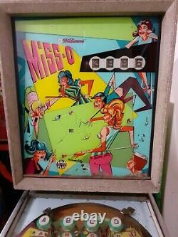 Pinball Machine Williams Miss O Moins Cher Travail Pinball Sur Ebay