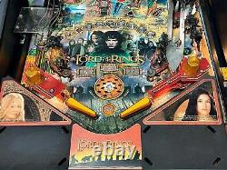 Pinball Stern Lord Of The Rings Couleur Led Display + Gold Legs & Bolts Flipper