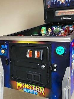 Pinball Williams Monster Bush 1998 Flipper Full Restaurateur Led Expressshipping Tnt