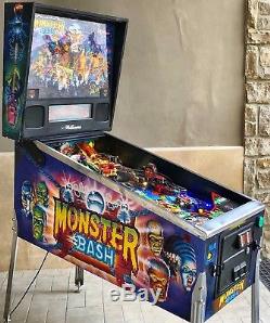 Pinball Williams Monster Bush 1998 Flipper Full Restaurateur Led Expressshipping Tnt