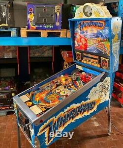 Pinball Williams Tourbillon 1990 Flipper Travail Complet Très Rare Flipper