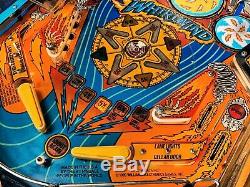 Pinball Williams Tourbillon 1990 Flipper Travail Complet Très Rare Flipper