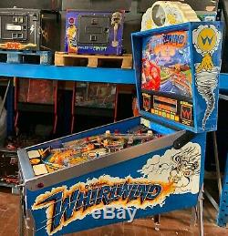 Pinball Williams Tourbillon 1990 Flipper Travail Complet Très Rare Flipper