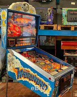 Pinball Williams Tourbillon 1990 Flipper Travail Complet Très Rare Flipper