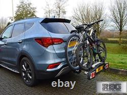 Porte-vélos 2 vélos monté sur attelage 30 kg pour véhicule avec attelage arrière inclinable Royaume-Uni