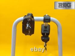 Porte-vélos 2 vélos monté sur attelage 30 kg pour véhicule avec attelage arrière inclinable Royaume-Uni