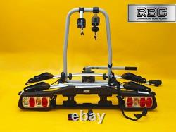 Porte-vélos 2 vélos monté sur attelage 30 kg pour véhicule avec attelage arrière inclinable Royaume-Uni