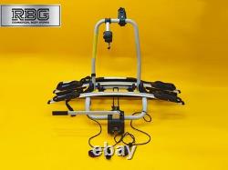 Porte-vélos 2 vélos monté sur attelage 30 kg pour véhicule avec attelage arrière inclinable Royaume-Uni