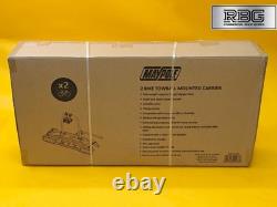 Porte-vélos 2 vélos monté sur attelage 30 kg pour véhicule avec attelage arrière inclinable Royaume-Uni