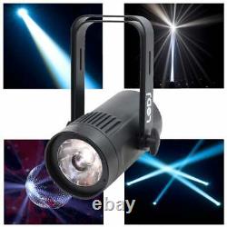 Projecteur LED Pinspot Par36 blanc brillant à faisceau d'épingle 15W pour boule à facettes miroir DMX Spot Light Scène DJ