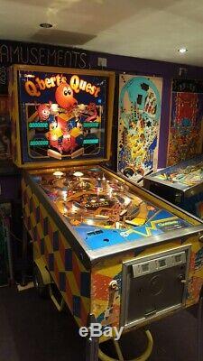 Q-berts Quest Machine À Flipper Incroyablement Rare Gottlieb