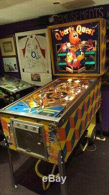 Q-berts Quest Machine À Flipper Incroyablement Rare Gottlieb