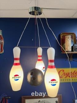 Quilles et boule de bowling Vintage Pepsi Light