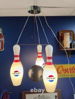 Quilles et boule de bowling Vintage Pepsi Light