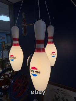 Quilles et boule de bowling Vintage Pepsi Light